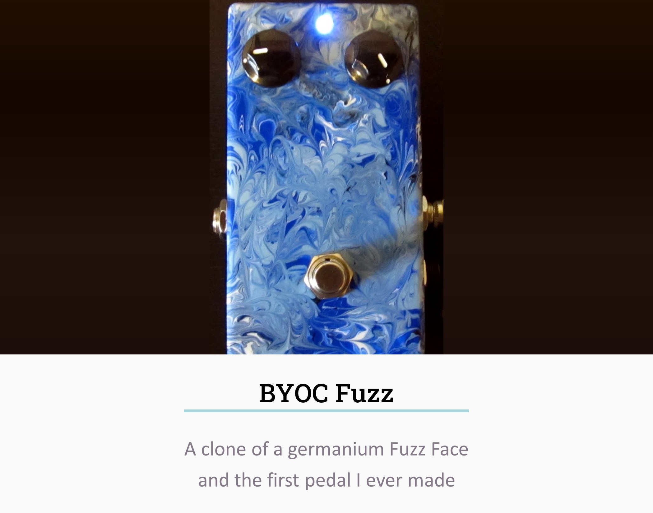 BYOC Fuzz Pedal
