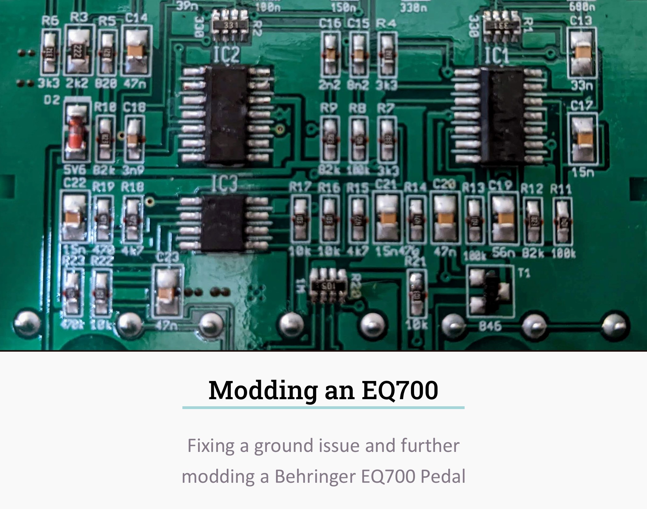 Behringer EQ700 Mods