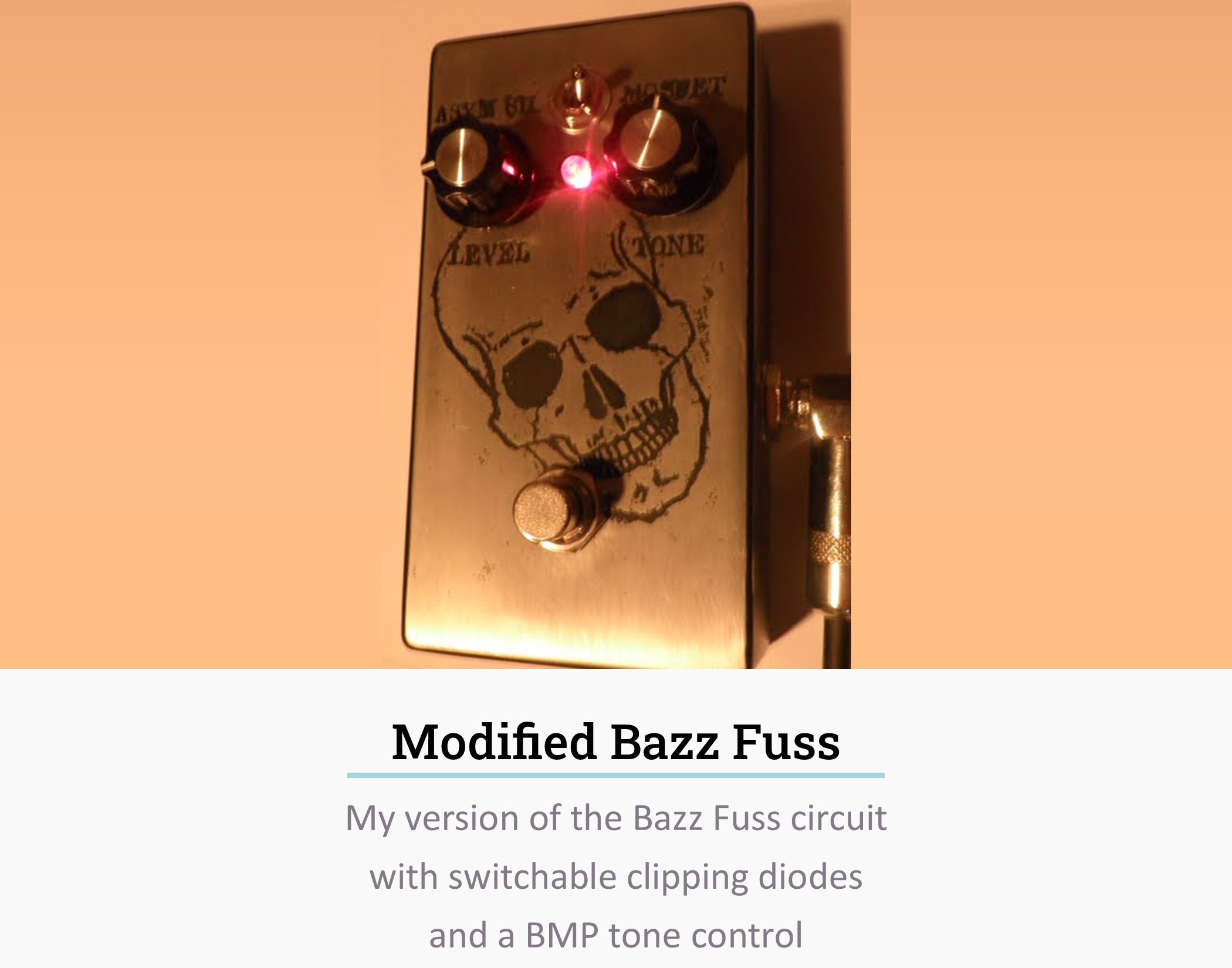 Modified Bazz Fuss Pedal